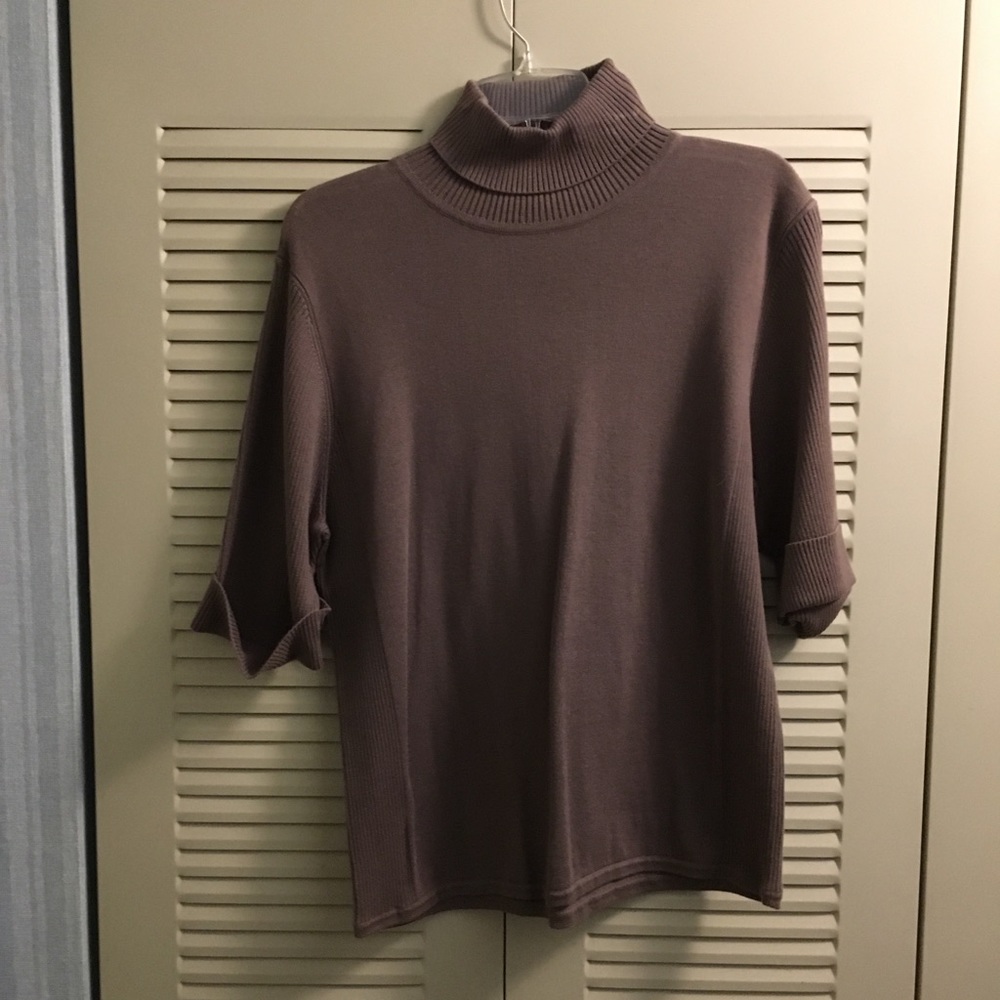 Style & Co. Taupe ribbed Sweater